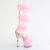 Pleaser ADORE-728F Sandalias de Plataforma transparente en rosa transparente talla EU-35 / US-5