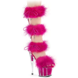 Pleaser ADORE-728F Sandalias de Plataforma transparente...
