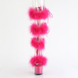 Pleaser ADORE-728F Sandalias de Plataforma transparente...
