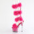Pleaser ADORE-728F Sandalias de Plataforma transparente en lila transparente talla EU-38 / US-8