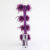 Pleaser ADORE-728F Sandalias de Plataforma transparente en lila talla EU-35 / US-5