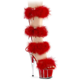 Pleaser ADORE-728F Sandalias de Plataforma transparente...