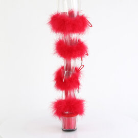Pleaser ADORE-728F Sandalias de Plataforma transparente...