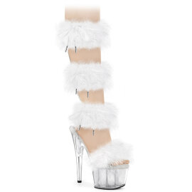 Pleaser ADORE-728F Sandalias de Plataforma transparente...