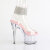 Pleaser ADORE-791-2RS Sandalias de Plataforma transparente con pedrería rosa transparente talla EU-35 / US-5