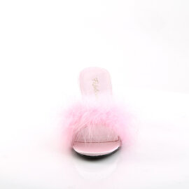 Fabulicious AMOUR-03 Zuecos de Piel Sintética Rosa EU-39 / US-9