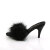 Fabulicious AMOUR-03 Zuecos de Piel Sintética Negro EU-37 / US-7