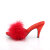 Fabulicious AMOUR-03 Zuecos de Piel Sintética Rojo EU-38 / US-8