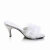 Fabulicious AMOUR-03 Zuecos de Piel Sintética Blanco EU-36 / US-6