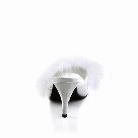 Fabulicious AMOUR-03 Zuecos Piel Sintética blanco EU-40 / US-10