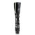Pleaser Bota DELIGHT-2029 Negro Charol Elástico EU-38 / US-8