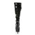 Pleaser Bota DELIGHT-2029 Negro Charol Elástico EU-38 / US-8