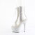 Pleaser BEJEWELED-1021C-2 Botines Plataforma Tono Claro pedrería Plata Transparente EU-35 / US-5