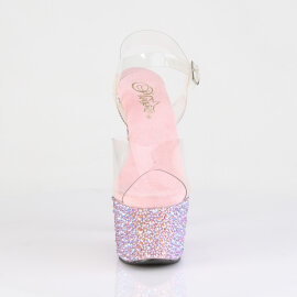 Pleaser BEJEWELED-708MS Sandalias Plataforma Tono Claro...