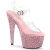 Pleaser BEJEWELED-708MS Sandalias Plataforma Tono Claro pedrería Rosa EU-35 / US-5