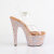 Pleaser BEJEWELED-708MS Sandalias Plataforma Tono Claro pedrería Dorado EU-37 / US-7