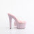 Pleaser BEJEWELED-712RS Zuecos con Plataforma Tono Claro pedrería Rosa Pastel EU-36 / US-6