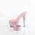 Pleaser BEJEWELED-712RS Zuecos con Plataforma Tono Claro pedrería Rosa Pastel EU-39 / US-9