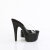 Pleaser BEJEWELED-712RS Zuecos con Plataforma Tono Claro pedrería Negro EU-39 / US-9