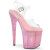 Pleaser BEJEWELED-808RRS Sandalias Plataforma Tono Claro pedrería Rosa EU-38 / US-8