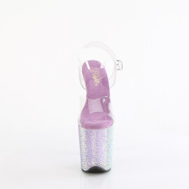 Pleaser BEJEWELED-808RRS Sandalias Plataforma Tono Claro...