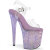 Pleaser BEJEWELED-808RRS Sandalias Plataforma Tono Claro pedrería Morado EU-37 / US-7