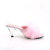 Fabulicious BELLE-301F Zuecos de Piel Sintética transparente Rosa EU-36 / US-6