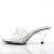 Fabulicious BELLE-301 Zuecos RS Tono Claro pedrería Transparente EU-41 / US-11