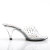 Fabulicious BELLE-301 Zuecos RS Tono Claro pedrería Transparente EU-41 / US-11