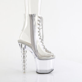 Pleaser BLISS-1016C Botines con Plataforma Transparente EU-38 / US-8