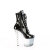 Pleaser BLISS-1020BC Botines con Plataforma Charol Negro Tono Claro EU-37 / US-7