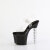 Pleaser BLISS-708 Sandalias de Plataforma Negro Tono Claro EU-39 / US-9