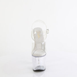 Pleaser BLISS-708 Sandalias de Plataforma Transparente EU-37 / US-7