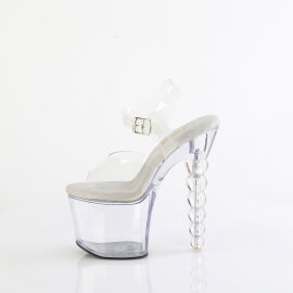 Pleaser BLISS-708 Sandalias de Plataforma Transparente EU-37 / US-7