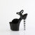 Pleaser BLISS-709 Sandalias de Plataforma Negro Tono Claro EU-40 / US-10