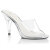 Fabulicious CARESS-401 Zuecos  Plata transparente EU-37 / US-7