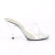 Fabulicious CARESS-401 Zuecos  Plata transparente EU-41 / US-11