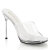 Fabulicious CHIC-01 Zuecos Transparente EU-40 / US-10