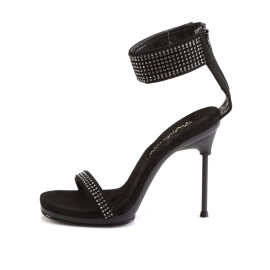 Fabulicious CHIC-40 Sandalias Piel Sintética Negro EU-35 / US-5