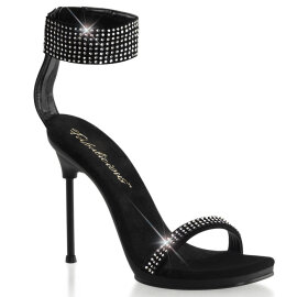 Fabulicious CHIC-40 Sandalias Piel Sintética Negro EU-37 / US-7