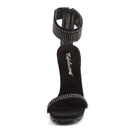Fabulicious CHIC-40 Sandalias Piel Sintética Negro EU-37 / US-7