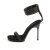 Fabulicious CHIC-40 Sandalias Piel Sintética Negro EU-39 / US-9