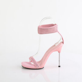 Fabulicious CHIC-40 Sandalias ecoPiel pedrería rosa EU-40 / US-10