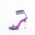 Fabulicious CHIC-40 Sandalias Piel Sintética pedrería morado EU-39 / US-9