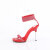 Fabulicious CHIC-40 Sandalias ecoPiel pedrería Rojo EU-41 / US-11