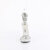 Fabulicious CHIC-40 Sandalias tejido pedrería plata EU-39 / US-9
