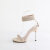 Fabulicious CHIC-40 Sandalias ecoPiel pedrería beige EU-40 / US-10