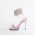 Fabulicious CHIC-47 Sandalias Plata transparente rosa pastel EU-39 / US-9