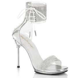 Fabulicious CHIC-47 Sandalias Plata transparente EU-36 /...
