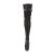 Pleaser Bota Alta DELIGHT-3025ML Cuero sintético-Malla-Encaje negro EU-35 / US-5